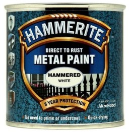 Hammerite Hammered White - 250ml